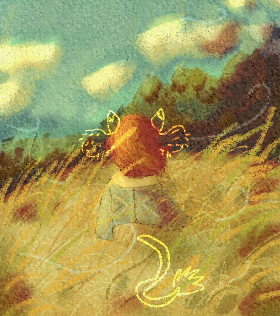 I have a silly baby calf, I love them very much( By the way, their names are Teris.) 

#OC #meadowlark