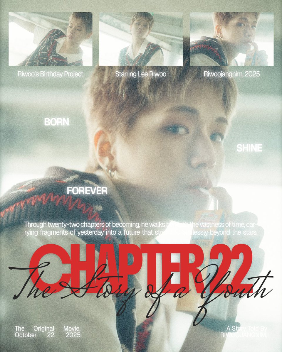 🎥 A scene begins with 𝗥𝗶𝘄𝗼𝗼, ★ standing beneath soft light, his quiet presence filling the frame of 𝗖𝗵𝗮𝗽𝘁𝗲𝗿 𝟮𝟮: 𝗧𝗵𝗲 𝗦𝘁𝗼𝗿𝘆 𝗼𝗳 𝗮 𝗬𝗼𝘂𝘁𝗵. Shadows gather closer, shaping fragile traces that drift gently through the stillness of time. 💭