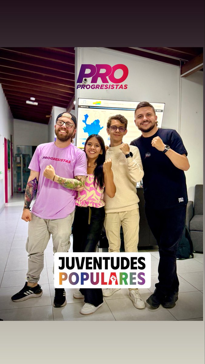 Brean Acosta Salazar (@brean_acosta23) on Twitter photo Esta elección de hoy tuvo especial emoción, no sólo porque <a href="/kevinalzatemesa/">Kevin Alzate Mesa</a> sea nuestro CDJ Progresista, sino porque #JuventudesPopulares será el inicio y ejemplo vivo de que la Unidad es la Victoria.
Somos la lista alternativa más votada y la 3ra más votada de Medallo
💛💙❤️💚💜 Esta elección de hoy tuvo especial emoción, no sólo porque <a href="/kevinalzatemesa/">Kevin Alzate Mesa</a> sea nuestro CDJ Progresista, sino porque #JuventudesPopulares será el inicio y ejemplo vivo de que la Unidad es la Victoria.
Somos la lista alternativa más votada y la 3ra más votada de Medallo
💛💙❤️💚💜