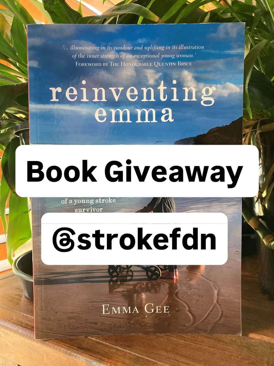 Hi everyone.
Each month, the Stroke Foundation are giving away a book written by a survivor of stroke. This month, it's my book #reinventing Emma.
Like to win this book? Email strokeconnect@strokefoundation.org.au <a href="/strokefdn/">Stroke Foundation</a>