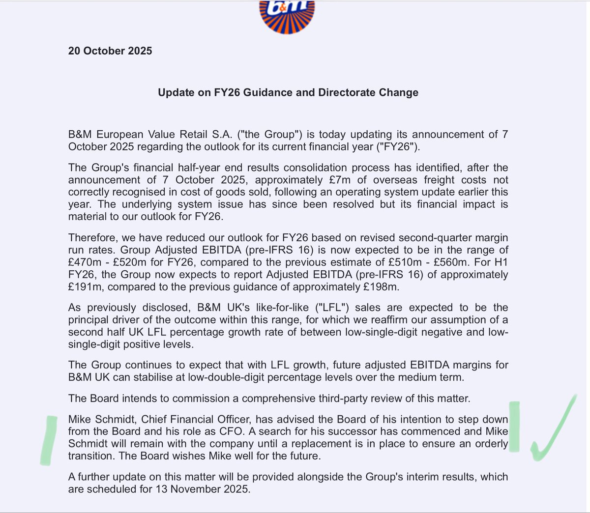 rhomboid1MF's tweet image. #BME warns…but at least shareholders have the comfort of some accountability being evident