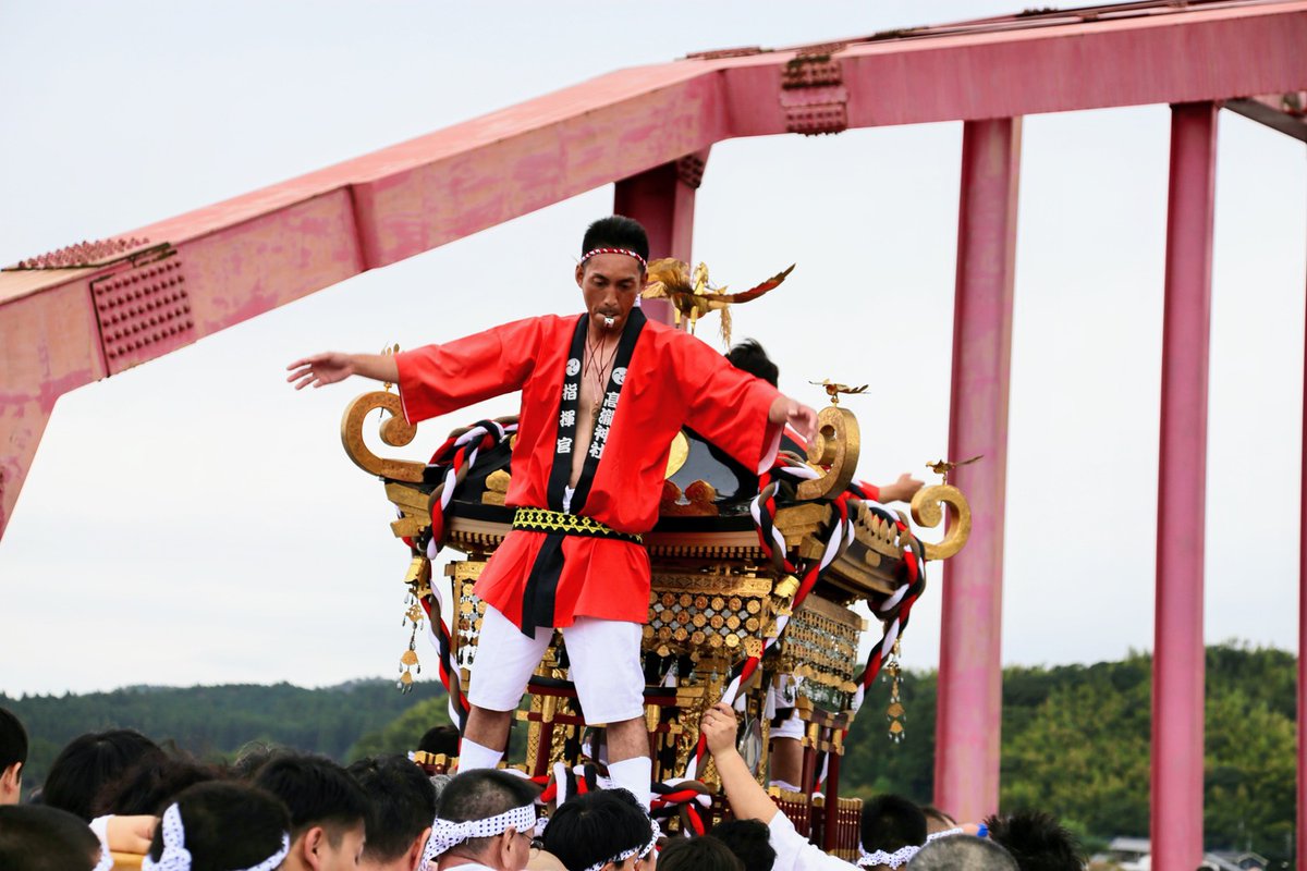 昨日、神社の例大祭、神輿指揮者デビュー✨
皆さんが盛り上げてくれて、緊張もなく怪我なく、無事に終わる事ができました✨✨✨