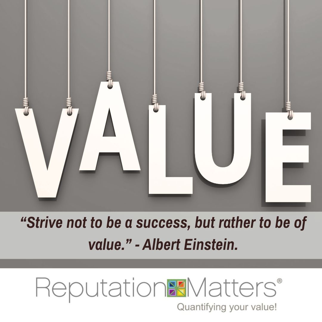 ReputationIsKey's tweet image. "Strive not to be a success, but rather to be of value." ~ Albert Einstein
#reputation #reputationmanagement #reputationmatters
#yourreputationmatters #leadershipsuccess