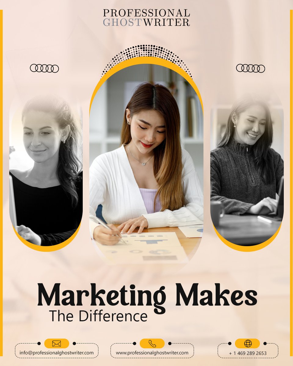 profghostwriter's tweet image. Even the best-written book needs visibility. With targeted promotions, social media campaigns, and launch strategies, your book can find the audience it deserves.

#ProfessionalGhostwriter #YourVoiceOurCraft #BookWritingService #GhostwritingExpert #BookEditing #WriteToday