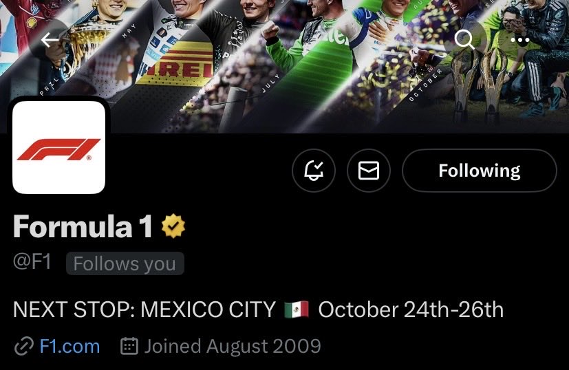 Es de nuestro agrado informarles que oficialmente, ¡es semana del #MexicoGP!