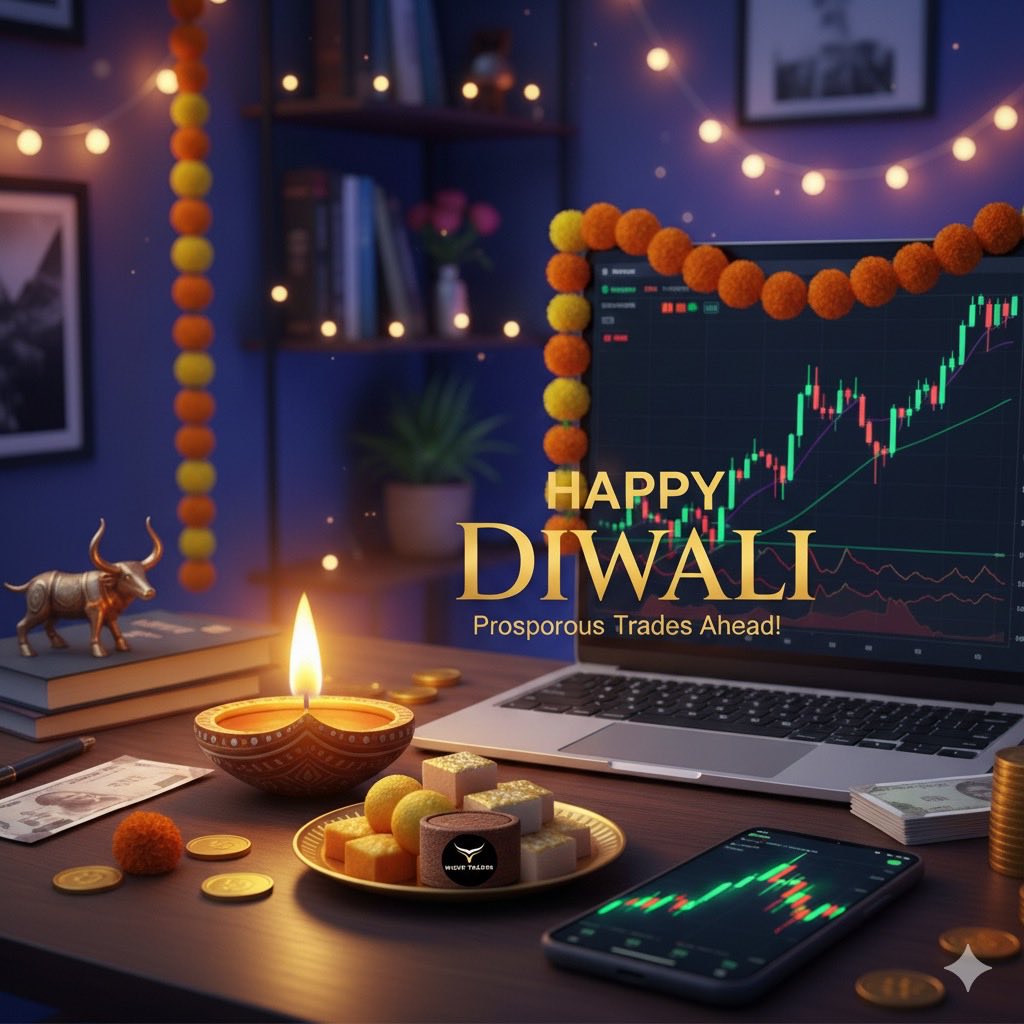 ✨ Happy &amp; Prosperous Diwali to all my Indian Prop Traders! 🇮🇳
May this Diwali bring you getting Funded, massive payouts, and less drawdowns 🔥💰
Drop a 🪔 if you’re manifesting your next payout this month 👇