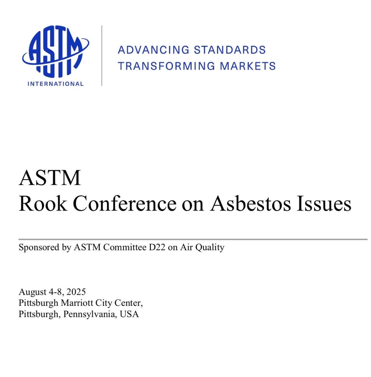 IAU_CPH's tweet image. شارك د. سلمان القويعي- قسم صحة البيئة- في مؤتمر ASTM International 2025، مقدّمًا تقنيات تحليلية مبتكرة تعتمد على الذكاء الاصطناعي لتعزيز الكشف عن الجزيئات المعدنية الخطرة ودعم معايير السلامة والصحة العالمية.
#ASTM_internationa