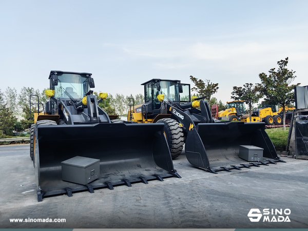 Sinomadacn's tweet image. SINOMADA exported 1 unit XCMG XC968 wheel loader to Thailand! 🇹🇭🚜
⚙️ Rated load: 6500kg
🪣 Bucket: 3.5m³
🔥 Engine: WEICHAI 178kW
💪 Reliable, powerful, and built for tough jobs!
📧export@sinomada.com
#XCMG #wheelloader #constructionmachinery #Thailand