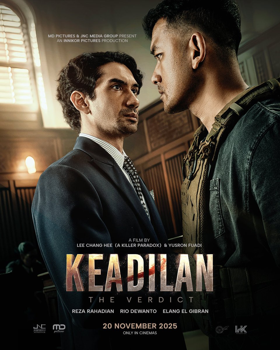 [SPECIAL POSTER FILM KEADILAN (THE VERDICT)]

Ketika hukum bungkam, keberanian berbicara.

KEADILAN (The Verdict) TAYANG 20 NOVEMBER DI BIOSKOP! 

@riodewanto <a href="/officialpilarez/">Reza Rahadian Fanbase</a> @elangelgibran @nikenanjanii <a href="/dimsad77/">Aditya Dimas</a> <a href="/bu_deedee/">deedee</a> @karinasalim <a href="/rafaltama/">raflaiii</a> <a href="/tubagusali__/">Tubagus Ali</a> @fadika_royandi
