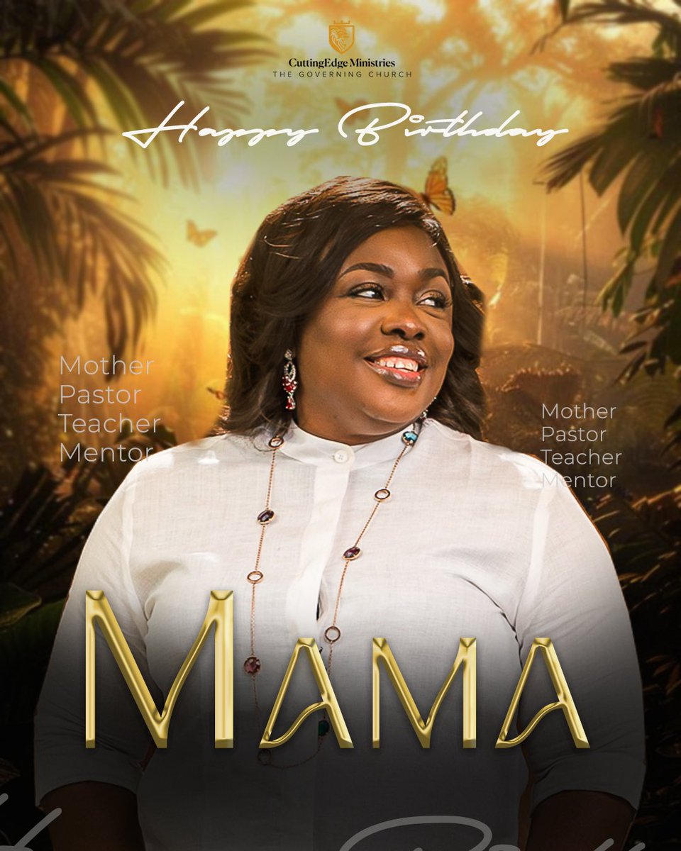 Mama, you are so many things and more to us at The Governing Church; we bless God for raising you for us.

May the warmth of His embrace fill your heart as you celebrate today!

We love you, mama ❤️

#CelebratingPstMonica
#TheGoverningChurch