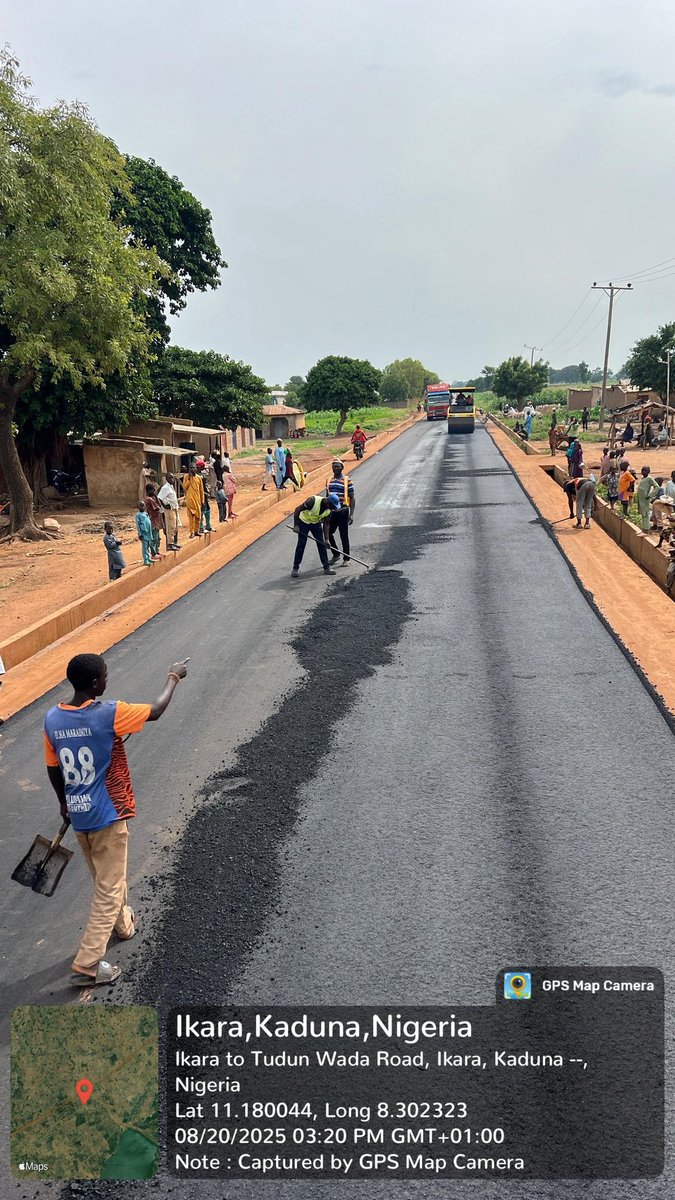 Ongoing construction of Ikara - Saya Saya - Palla Road 31 km in Ikara Local Government 

This road is part of Governor Uba Sani’s Rural Transformation Agenda, under which 85 roads covering 785km were launched in the first phase. Of these, 44 have already been completed,