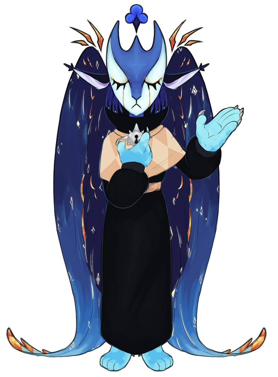 oh yeah i finally finished the fount i started ages ago &lt;3 poor thing with his tears of gold, eyes forever shut to the truth of the world. oh well