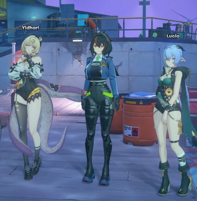 Three beauties together
