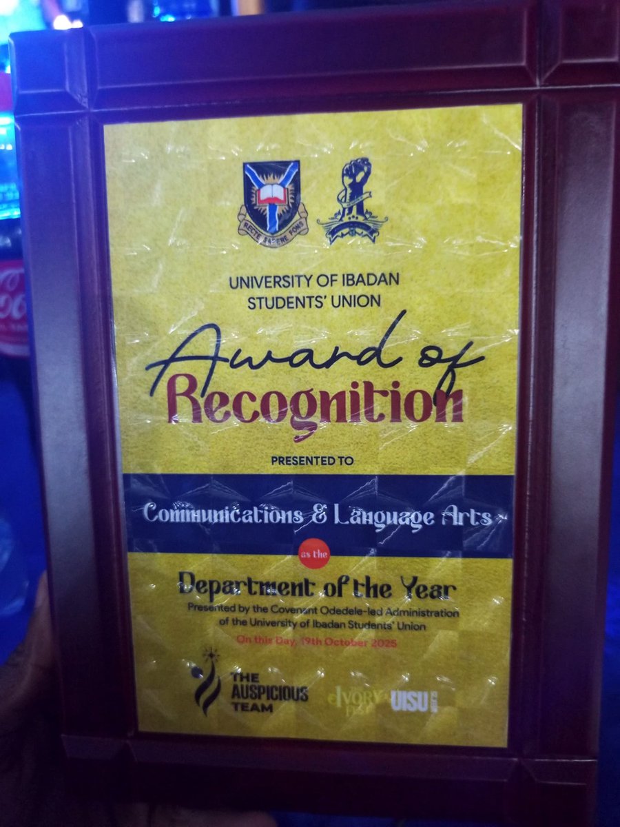 officialaclasui's tweet photo. Congratulations Aclasitesπ
Thank you all for bringing this home; this is a testament to the bond that exists between us and it is a great pleasure that we brought this home.
We will be celebrating CLA @ 50 this year, and winning this award makes it more special. https://t.co/fOO0o55lY1