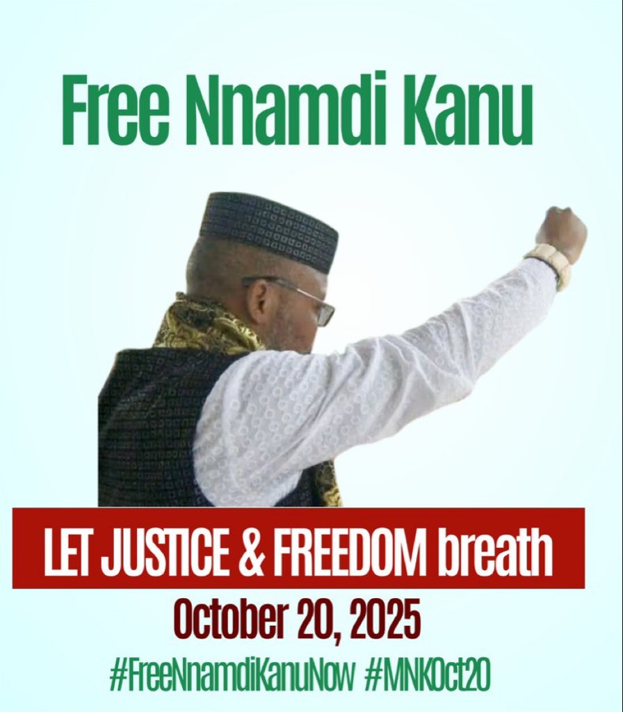 obike_kenneth's tweet image. Nnamdi Kanu Has Been In Solitary confinement For 5 Years For Committing No Crime, No Fair Trial, While Boko Haram Gets Vocational Training.
Enough Is Enough!  #FreeNnamdiKanu