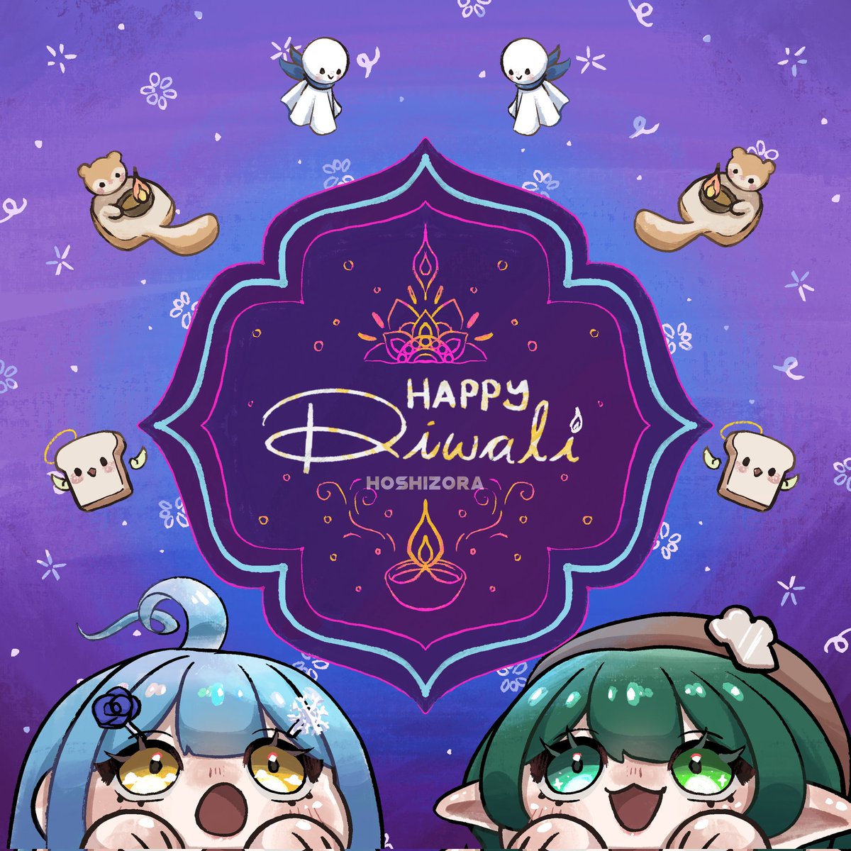 Hoshizora wishes everyone a Happy Diwali and Happy Holidays!