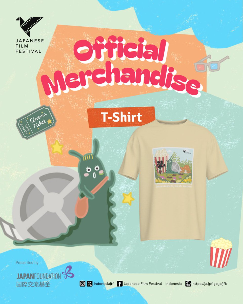 indonesiajff's tweet photo. Siap-siap untuk serbu merchandise hunt! 💥🤩

Ini dia koleksi merchandise resmi JFF 2025 yang bisa kamu bawa pulang. Mana yang jadi incaran kamu? https://t.co/pYHOorL7ZL