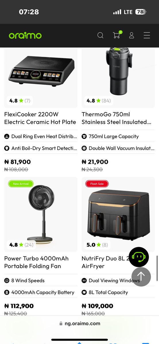 What gadget/accessories are you buying today?

Get them from Oraimo with my Promo code for cheaper prices, you can even get up to 50% off(discount) 

Use coupon code: Henzzy

 Link: ng.oraimo.com/?affiliate_cod…

Check Thread 🪡