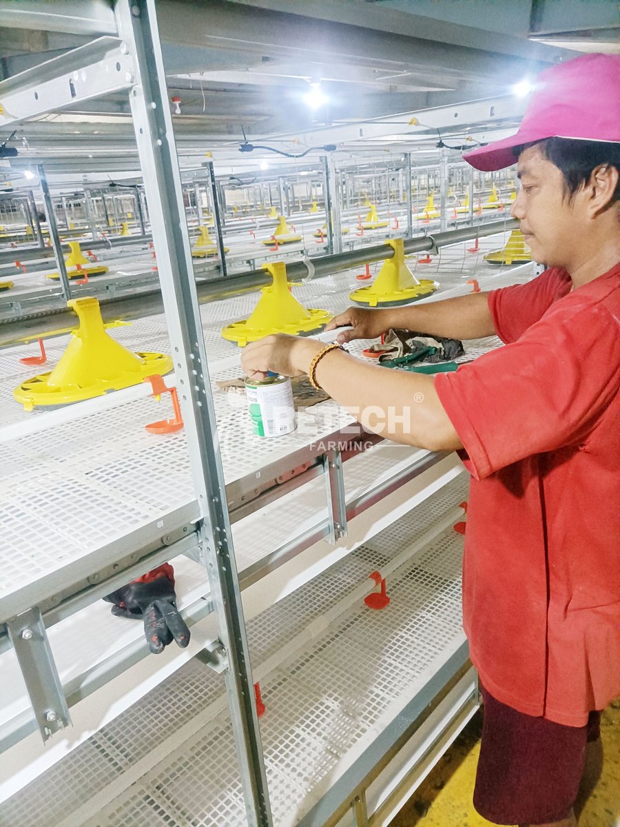 retechfarming's tweet image. 🇵🇭 New broiler project in the Philippines! 🐔💪
Using Retech’s chain-type H2200 automatic broiler equipment, this farm now enjoys:
✅ Fast and uniform feeding
✅ Clean environment
✅ Efficient harvest

#RETECHFarming #ChickenFarm #PoultryFarming #Philippines #broilerfarm