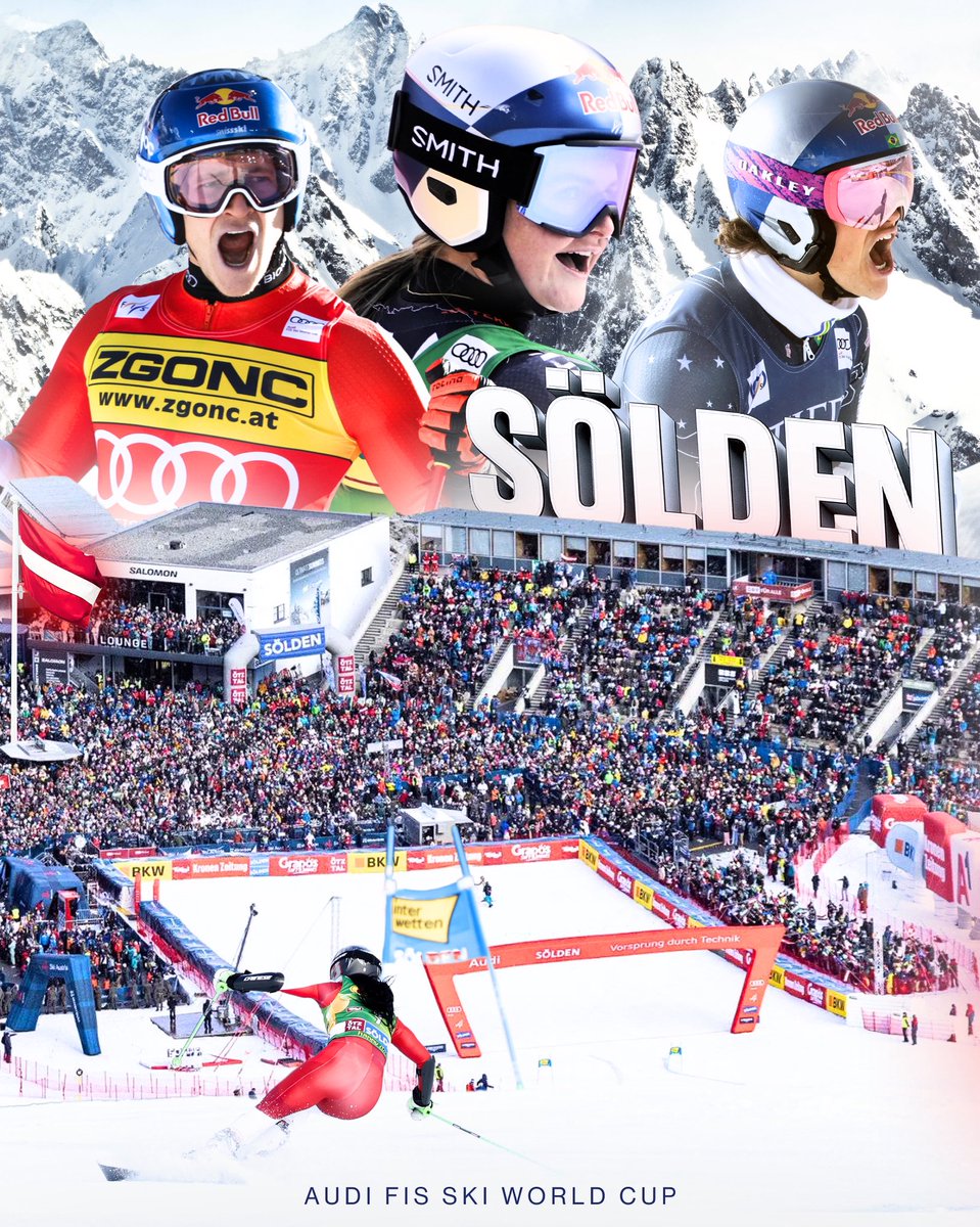 fisalpine's tweet photo. IT’S RACE WEEK! 💥

The Audi FIS Ski World Cup is finally back with two Giant Slalom in Soelden 🇦🇹 Women on Saturday, men on Sunday.

Are you ready? 👀⛷️

#fisalpine #worldcupsoelden https://t.co/kIyhI1F7mk