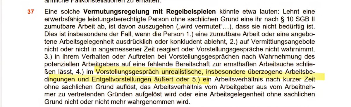 katjakipping's tweet photo. Sanktionen im #Bürgergeld drücken das Lohnniveau &amp; sind auch ein Angriff auf Arbeitende. Das Gutachten des Juristen, der #Merz berät, offenbart: Wenn ein Unternehmen im Bewerbungsgespräch eine Lohnvorstellung als überzogen ansieht, kann Sozialleistung gekürzt/eingestellt werden. https://t.co/w5I5de63oV