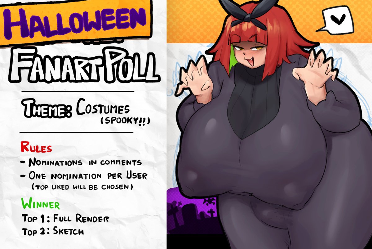 ✨October Fanart Poll✨
Theme: Halloween🎃
Really wanted to do this again~
>Nominate your fav character with the costume you'll like them to wear
>Nominations ends next day(24h)
Let's have fun😋⬇️⬇️