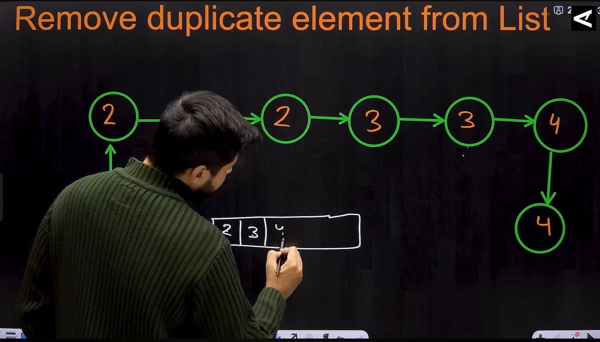 CHAYAN78905's tweet image. 🚀 #Day73 / #180DaysOfCode 🎯
DSA Journey in C++ 📚 | #CoderArmy
📌 Topics: Linked List ⚡
✅ Remove Duplicate Element from Linked List
✅ Merge 2 Sorted LinkedList
✅ Sort a Linked List
Thanks to @rohit_negi9 Bhaiya for the amazing explanation!

#DSA #CPlusPlus #ProblemSolving