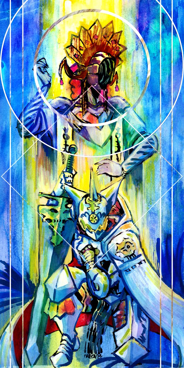 MaecaArt's tweet image. Paladin&apos;s Hierophant