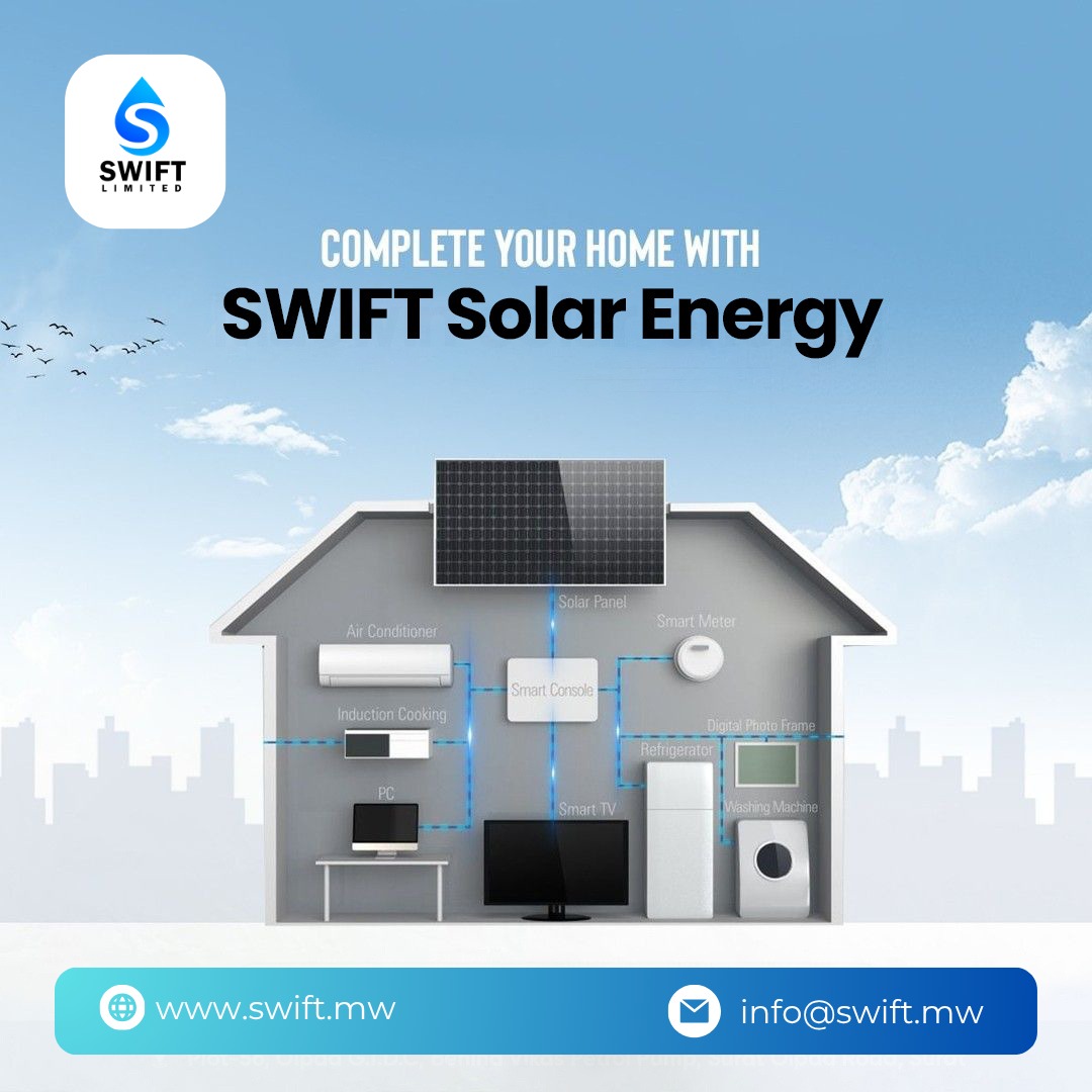 SWIFTLIMIT2023's tweet image. Power your home the smart way — choose SWIFT Solar Energy and complete your home with sustainable power ☀️⚡️
#SWIFT #SWIFTSolutions #Gosolar #SolarPower #FutureEnergy