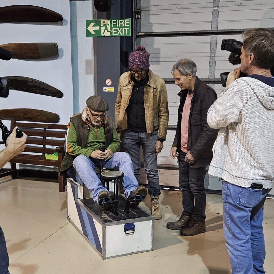 Look who’s been filming at <a href="/armyflying/">ArmyFlyingMuseum</a>  today! 🤩📹

We were thrilled to welcome <a href="/HenryColeTV/">Henry Cole</a>   and <a href="/AllenMillyard/">Allen Millyard</a>   to shoot footage for Shed and Buried 🎬

Fans of the show will know it features the restoration of a Bell Sioux 47, which appeared at Wallop Wheels &amp; Wings 2025🚁