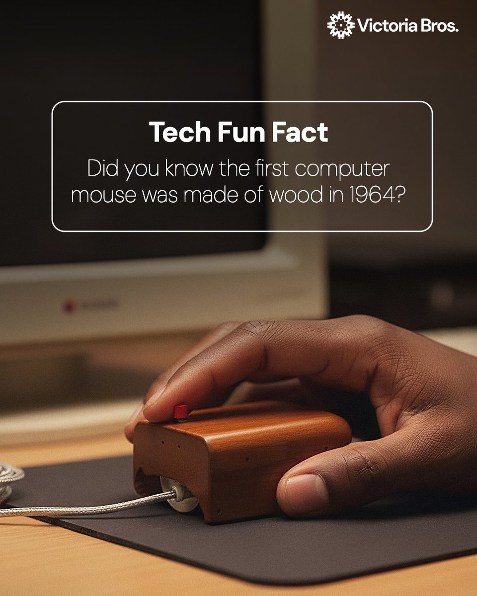 victoriabros's tweet image. Imagine building your next big app using a wooden mouse.😅
It's a good thing the tools (and the experts) have evolved.
#victoriabros #softwaresolutions #techfunfact
