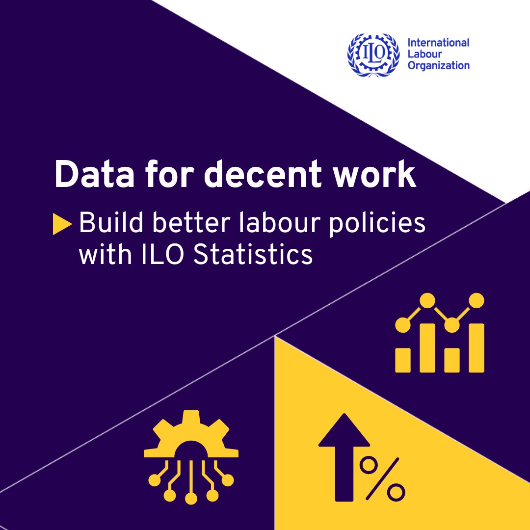 Celebrate #WorldStatisticsDay with ILOSTAT — your portal to comparable labour statistics including SDG 8 indicators. 

📈Compare.
🔍Visualize.
📥Download.

Visit: ilostat.ilo.org  #DecentWork