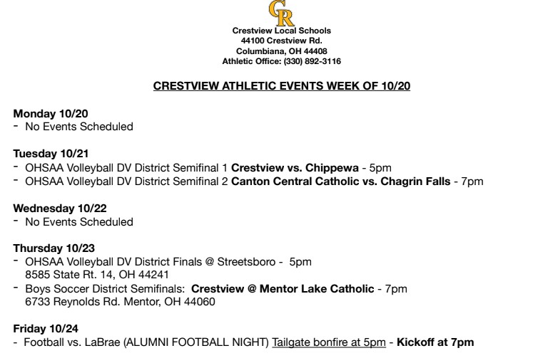 Crestview Rebels tweet media
