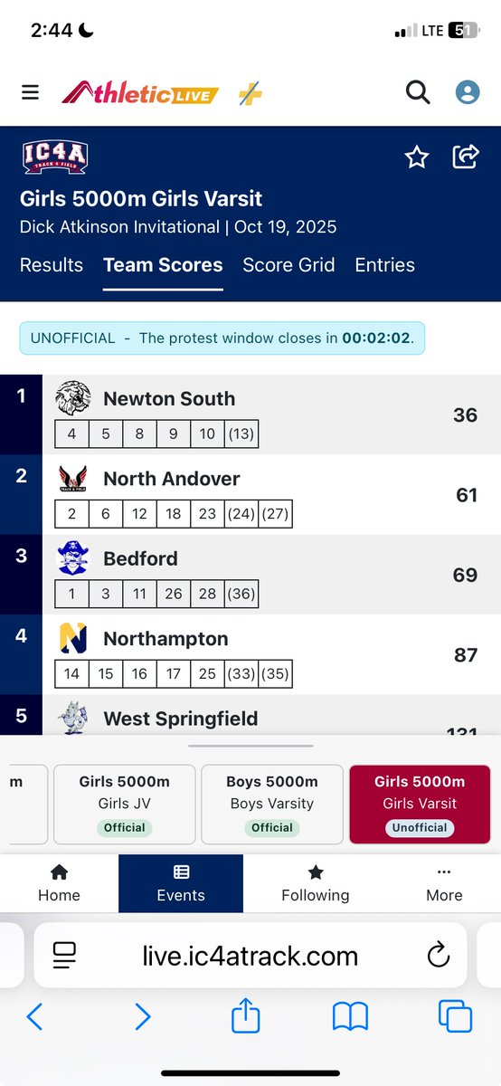 North Andover XC tweet media