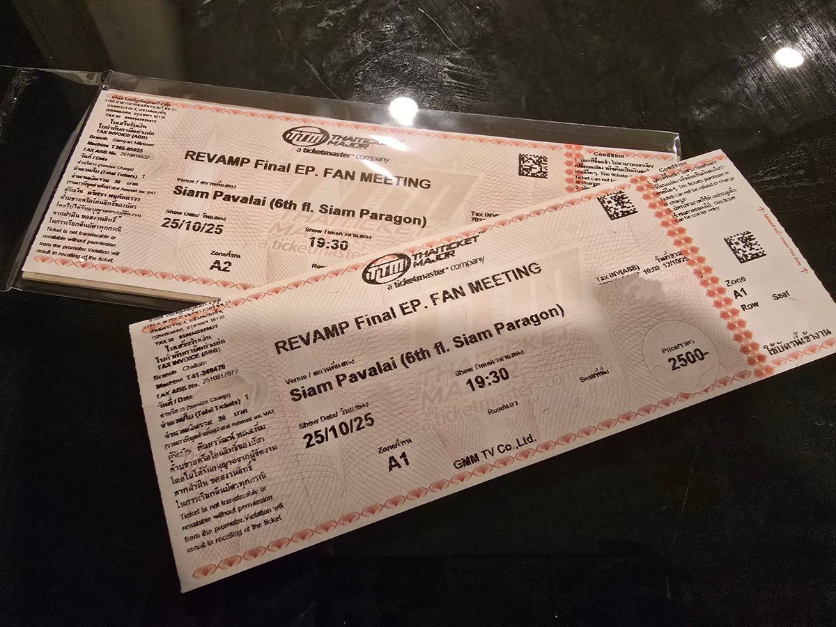 แจกฟรี ‼️ Revamp Final EP 🧛
เฉพาะที่นั่งราคา 2,500 เท่านั้น
(ไม่ได้เบเนฟิตนะคะ)
วันเสาร์ที่ 25 ตุลาคม เวลาประมาณทุ่มนึง
ที่สยามพารากอนค่า 
มาร่วมดูอีพีสุดท้ายและปั่นเทรนโลกไปด้วยกันนะคะ 

กติกา: รีโลด 

ประกาศผู้โชคดีพรุ่งนี้ เวลา 12:30 
ขอให้โชคดีค่ะ 🥰

#RevampSeries