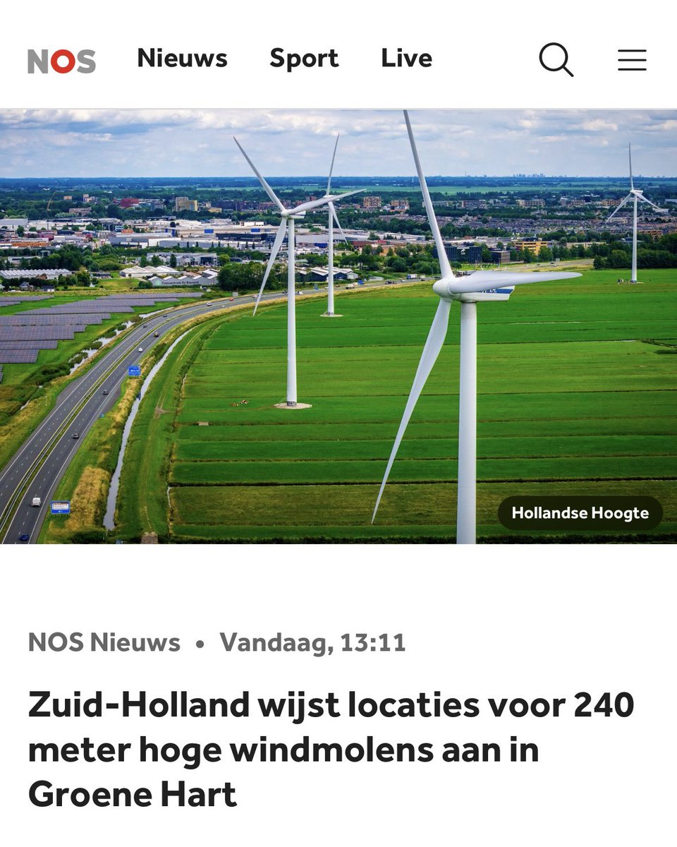 Groene Hart wordt volgebouwd met gigantische windturbines. Volstrekte onnodige natuur- en grondverderving.

Goedkope energie bereiken we met onze gascentrales en lagere belastingen.

Kies voor je portemonnee. Stem Forum voor Democratie op 29 oktober!