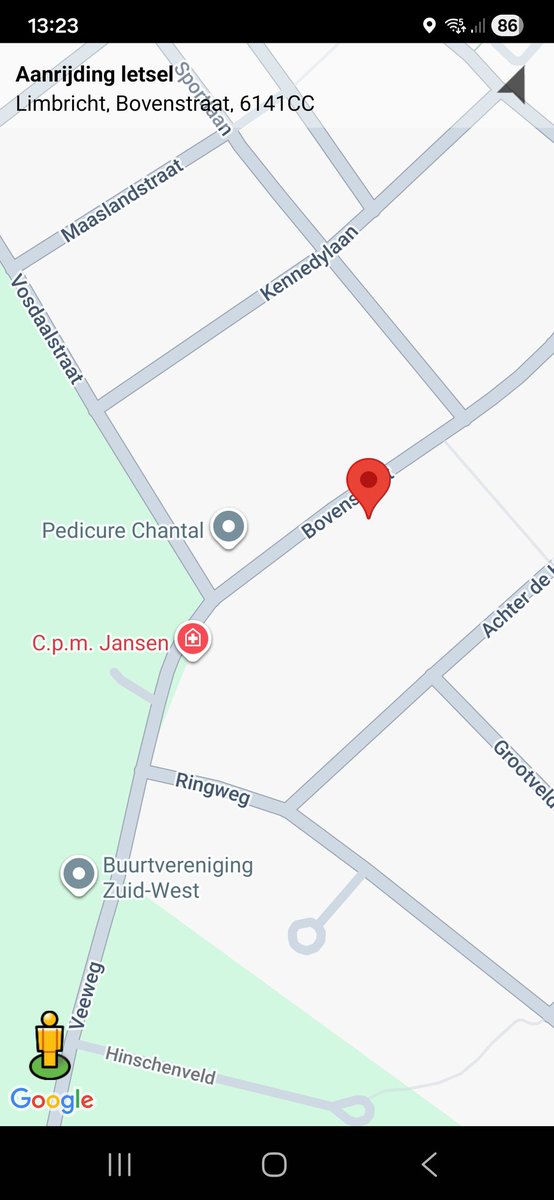 Aanrijding letsel met prioriteit 1 in Limbricht