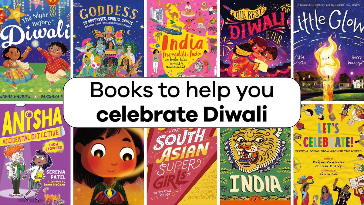 Booktrust's tweet image. Happy #Diwali!

We've put together a list of beautiful books that could help you to celebrate.

We've included picture books about Diwali traditions plus South Asian folk tales and true stories:

booktrust.org.uk/book-recommend…