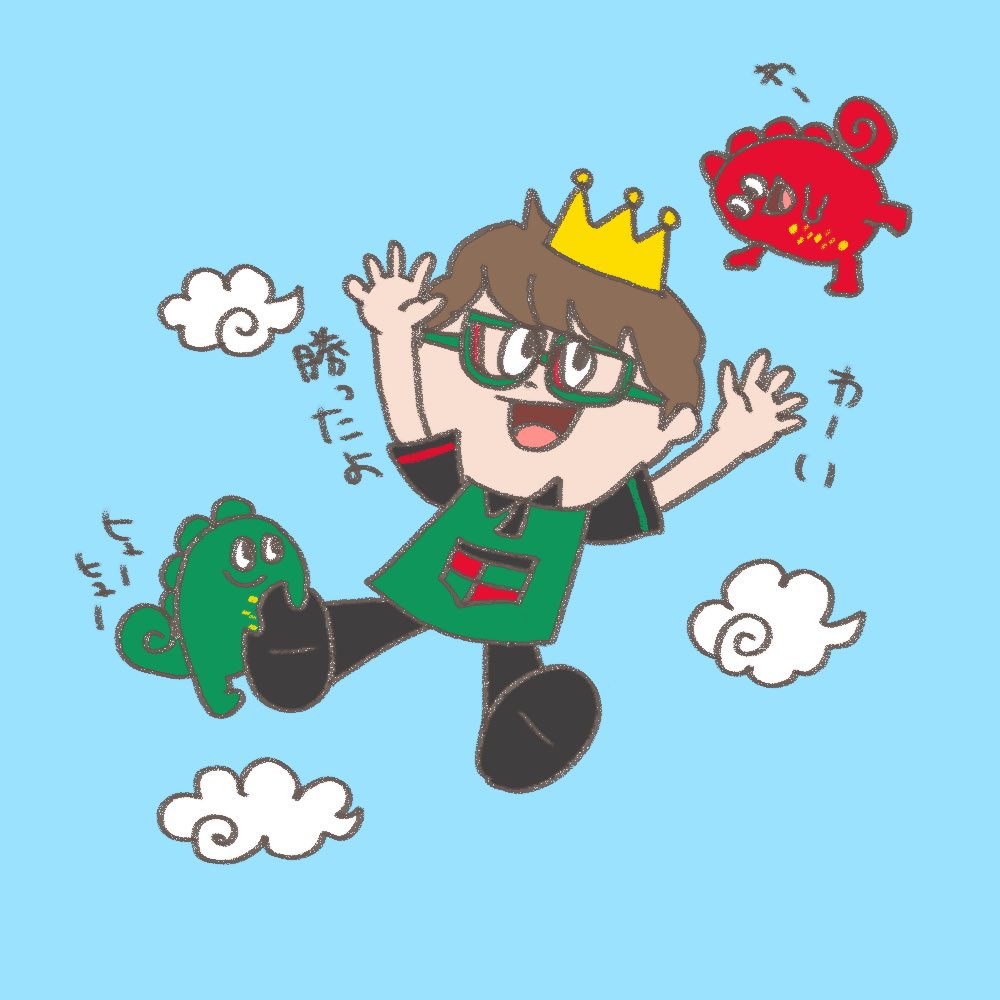 全員二万点台――乱戦必至の全員集合！
誰が抜け出すか、誰が沈むか、その瞬間を制したのは――
トリプルクラウンの覇者、石井一馬！
激戦を制し、勝利の栄光を掴み取る！
　　
一馬さんトップおめでとうございます🎈🎊🎉㊗️👏☺️
#Ｍリーグ　#Ｍリーグ箱推し　#イラスト　#ファンアート