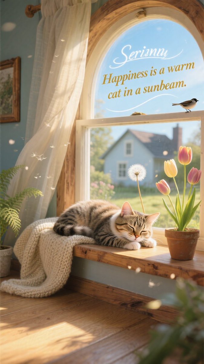 LifeSimplerHub's tweet photo. #PositiveQuotes to start your day. 🫶
"Happiness is a warmcat in a sunbeam.🐱"

What's your source of happiness today? Share below! 👇 https://t.co/XeUfwHiHEs