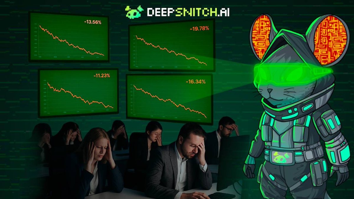 Charts flash, feeds flood, time runs thin.
Yet in the blur of the market, the Agents never blink.🐀

deepsnitch.ai