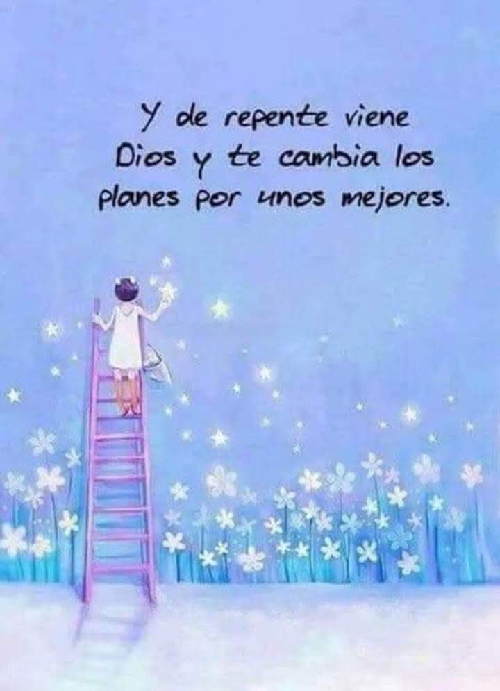 Hoy viviré un día a la vez, tomaré con calma la vida, un día a la vez, con eso basta, dejando en las manos de Dios lo que no puedo cambiar y el futuro que aún no llega, vivo hoy, un día a la vez.
💫🌷