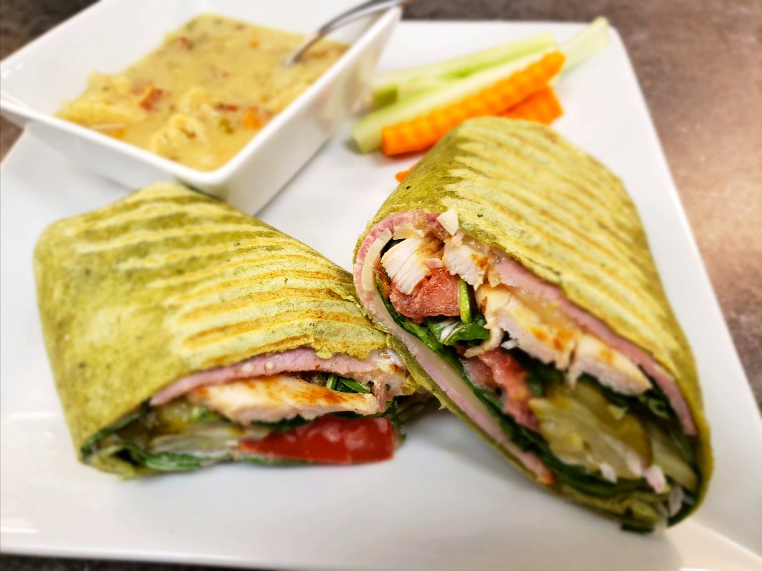 Warm up with delightful homemade soups and freshly crafted sandwiches—perfect comfort food for those chilly days! Enjoy dining in or grab some to go; you’ll truly savour the difference our quality ingredients make. Treat yourself to a delicious meal that feels like a cozy hug!