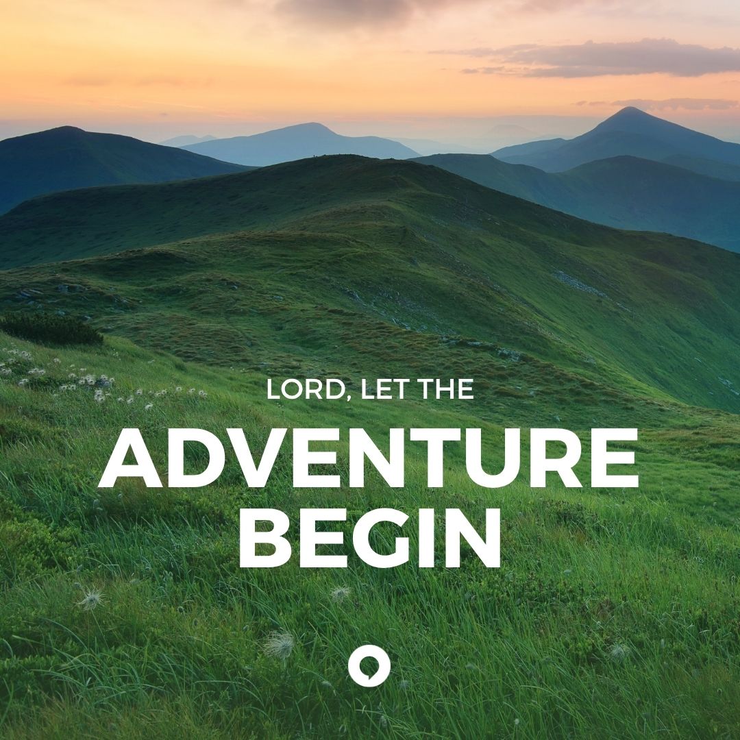 Adventure begins in the quiet—when your heart pauses, your mind listens, &amp; your choices align with God.

It’s not always loud or grand; His best often looks like being present &amp; faithful in each small step.

God, help me pause, listen, and walk faithfully with You.
