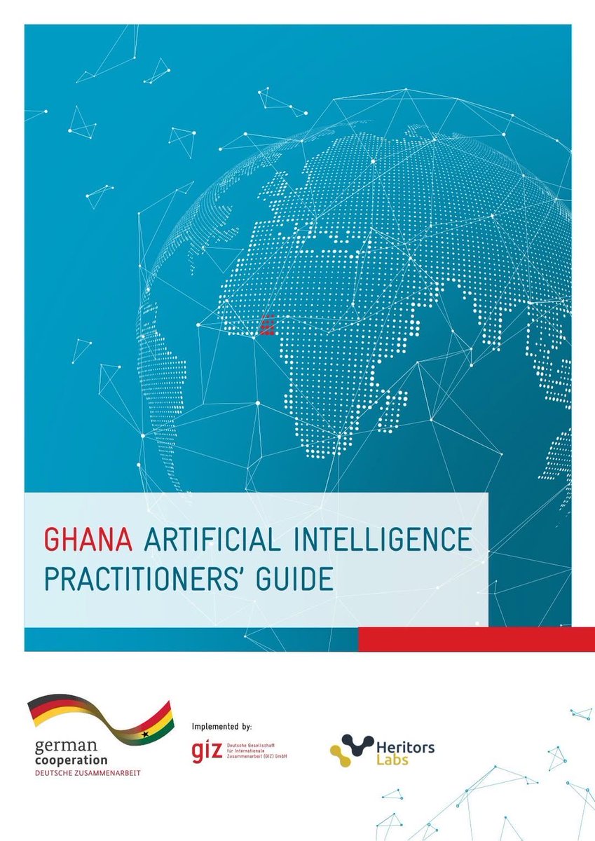 datanerdcsv's tweet image. Ghana AI Practitioners’ Guide is now available for download. It’s a practical resource for developers, researchers, policymakers, and business leaders working in Ghana’s AI ecosystem. Developed through broad stakeholder engagement, the guide offers: