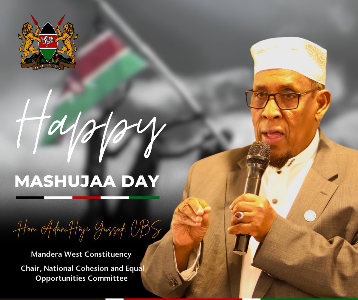 Hon. Adan Haji Yussuf, CBS (@honadanhaji) on Twitter photo 