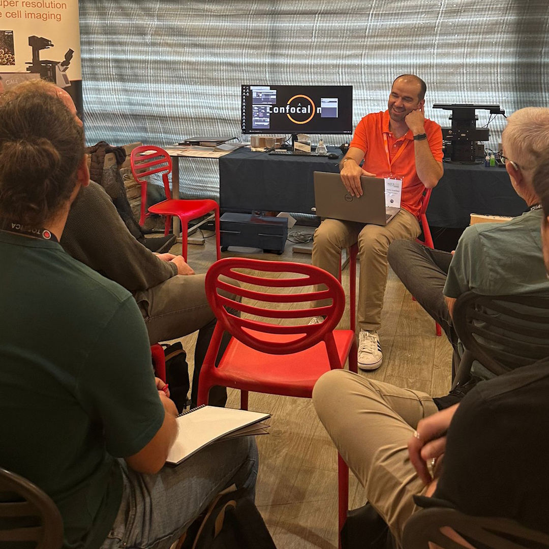 confocal_nl's tweet image. #MiFoBio2025 was fantastic!

Huge thanks to everyone who joined our workshops and live demonstrations,  and for the engaging discussions.

It was exciting to learn about your live-cell imaging research and explore how our confocal systems can accelerate your imaging experiments.…