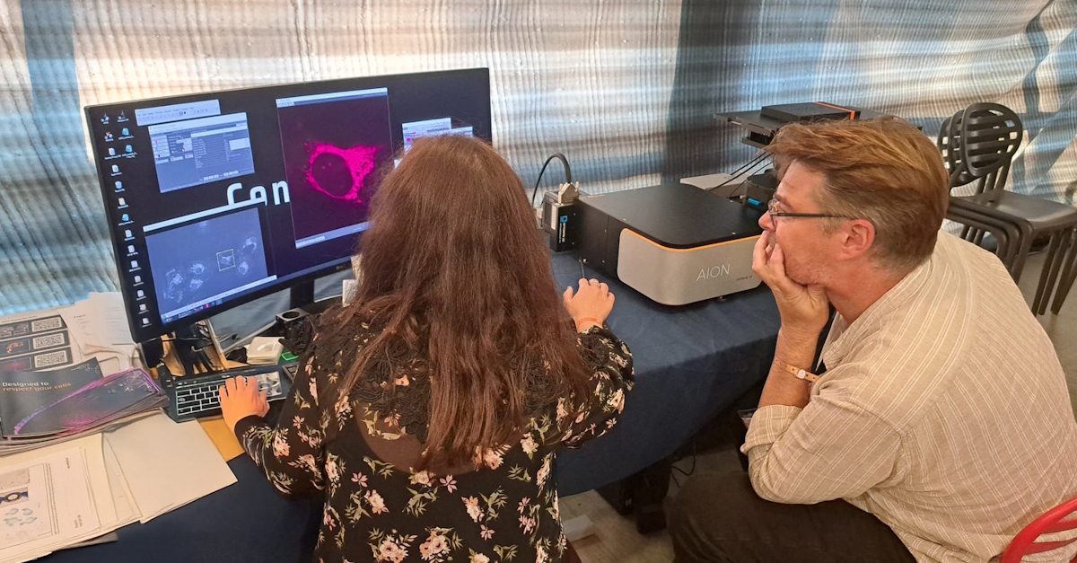confocal_nl's tweet image. #MiFoBio2025 was fantastic!

Huge thanks to everyone who joined our workshops and live demonstrations,  and for the engaging discussions.

It was exciting to learn about your live-cell imaging research and explore how our confocal systems can accelerate your imaging experiments.…