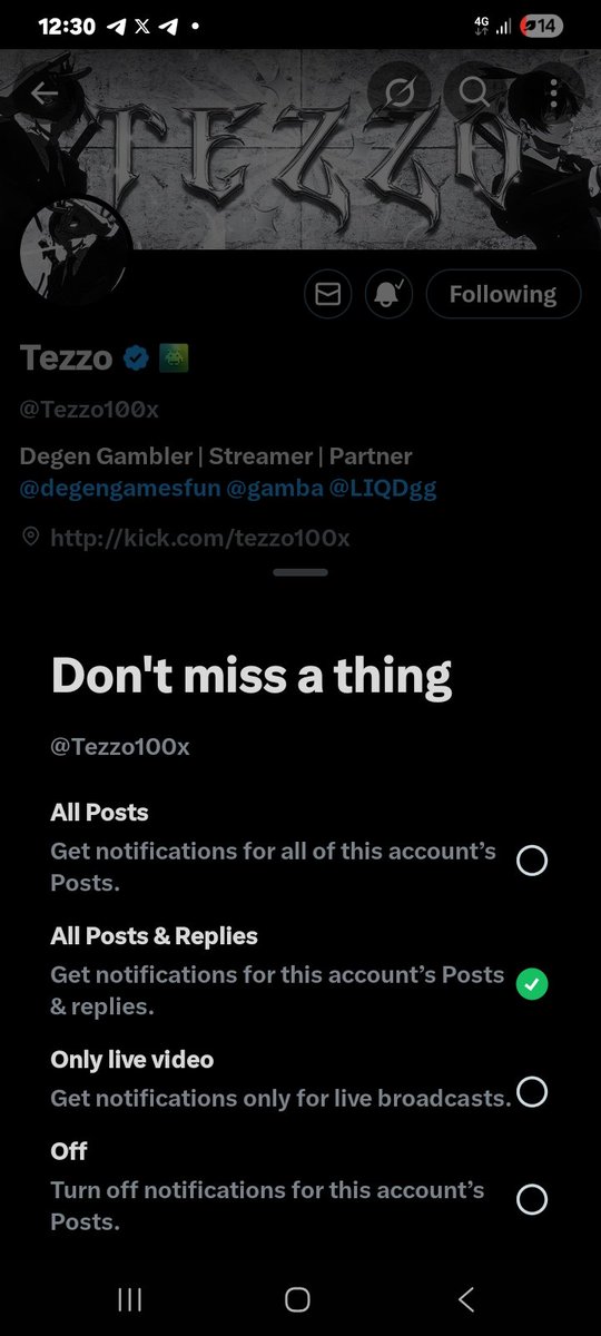 <a href="/Tezzo100x/">Tezzo</a> <a href="/LIQDgg/">LIQD</a> Don't you notice me legend. I'm always active and supporting consistently. ALL DONE 

6TSj4164SL3Cqw5wUsJg69hByuwTcxoH1F6zXt6HtJ9h

I'M HOPING FOR MY FIRST WIN