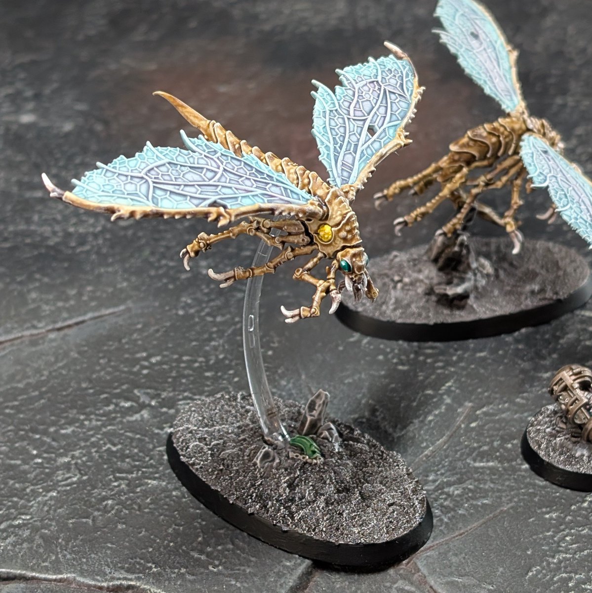 Shakin_Bones's tweet photo. Ash Waste Nomads Ashwing Helamites ready for action!!!

#PaintingNecromunda #Necromunda #Underhive #AshWastes #WarhammerCommunity https://t.co/BPjaIItKLc